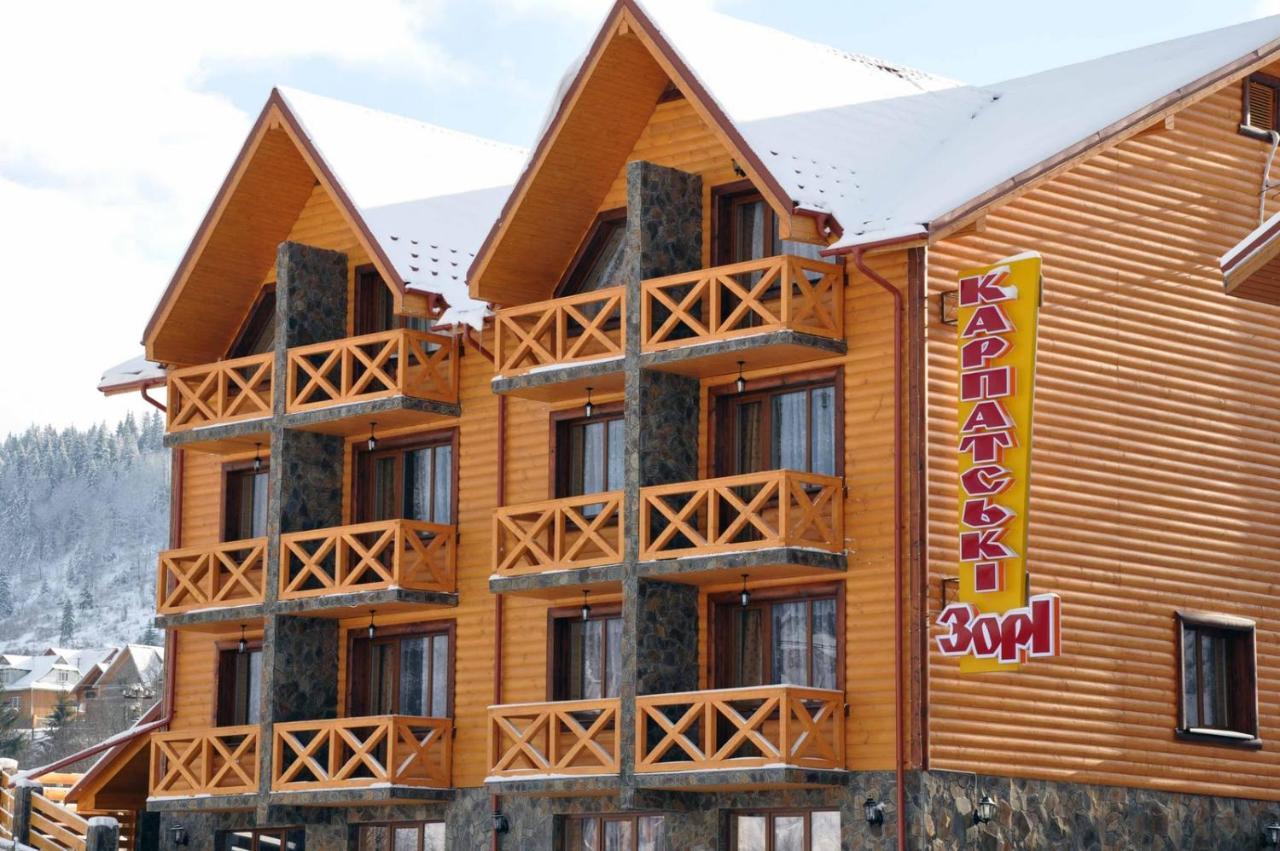Karpatski Zori Hotel 布克维 外观 照片